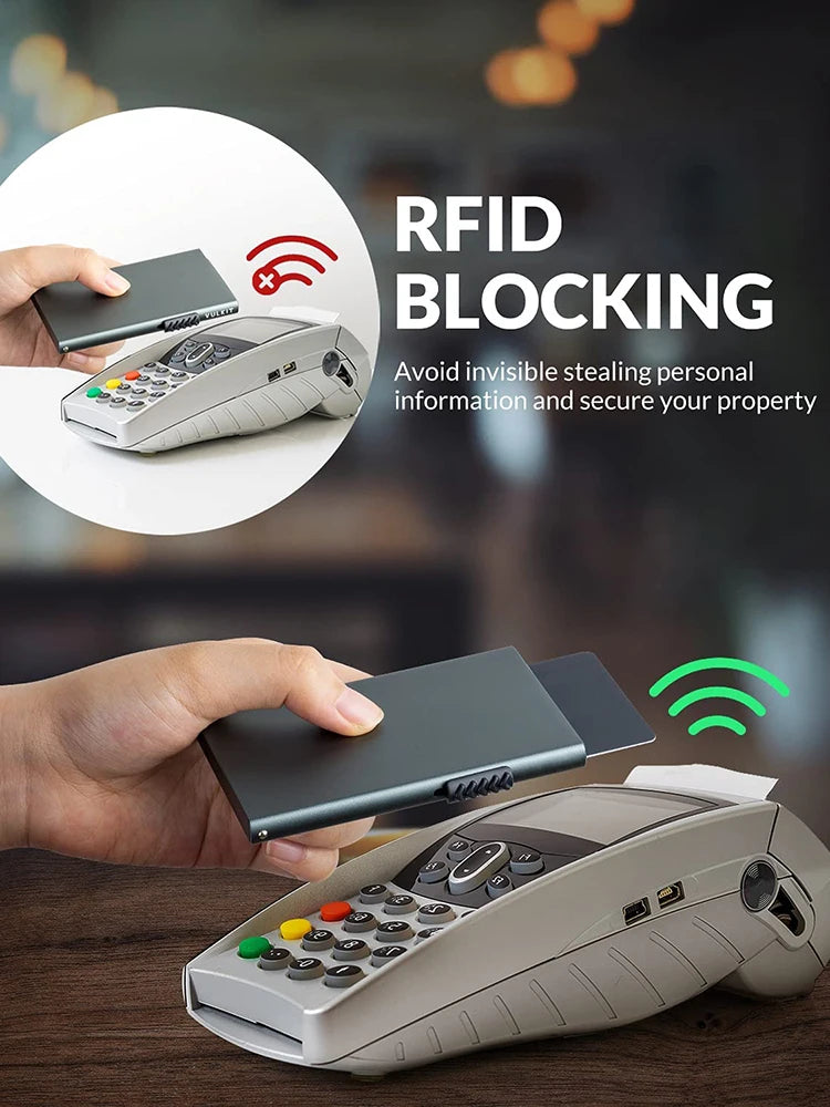 RFID Blocking Minimalist Card Holder