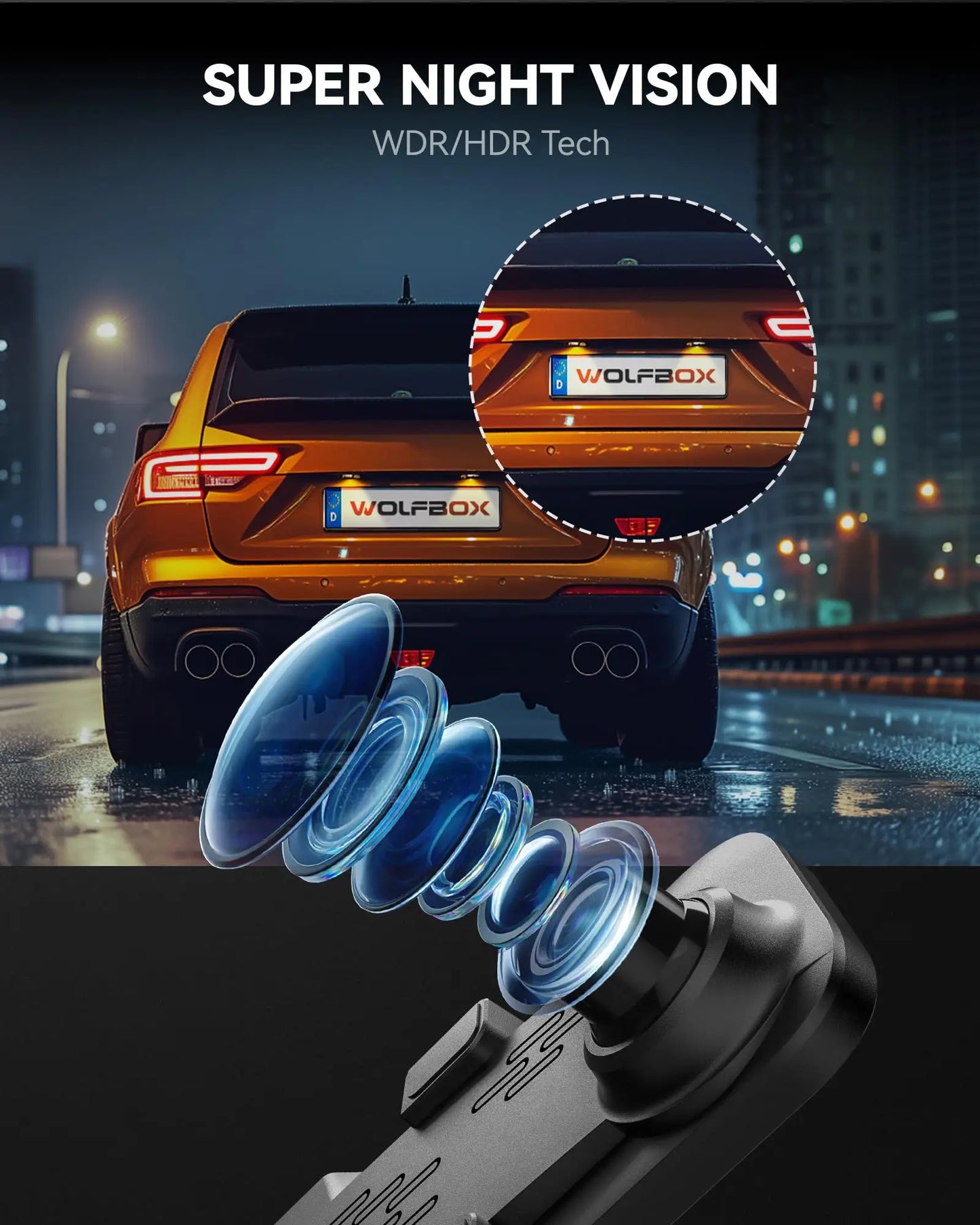 12 Inch Dash Cam Smart Rearview Mirror