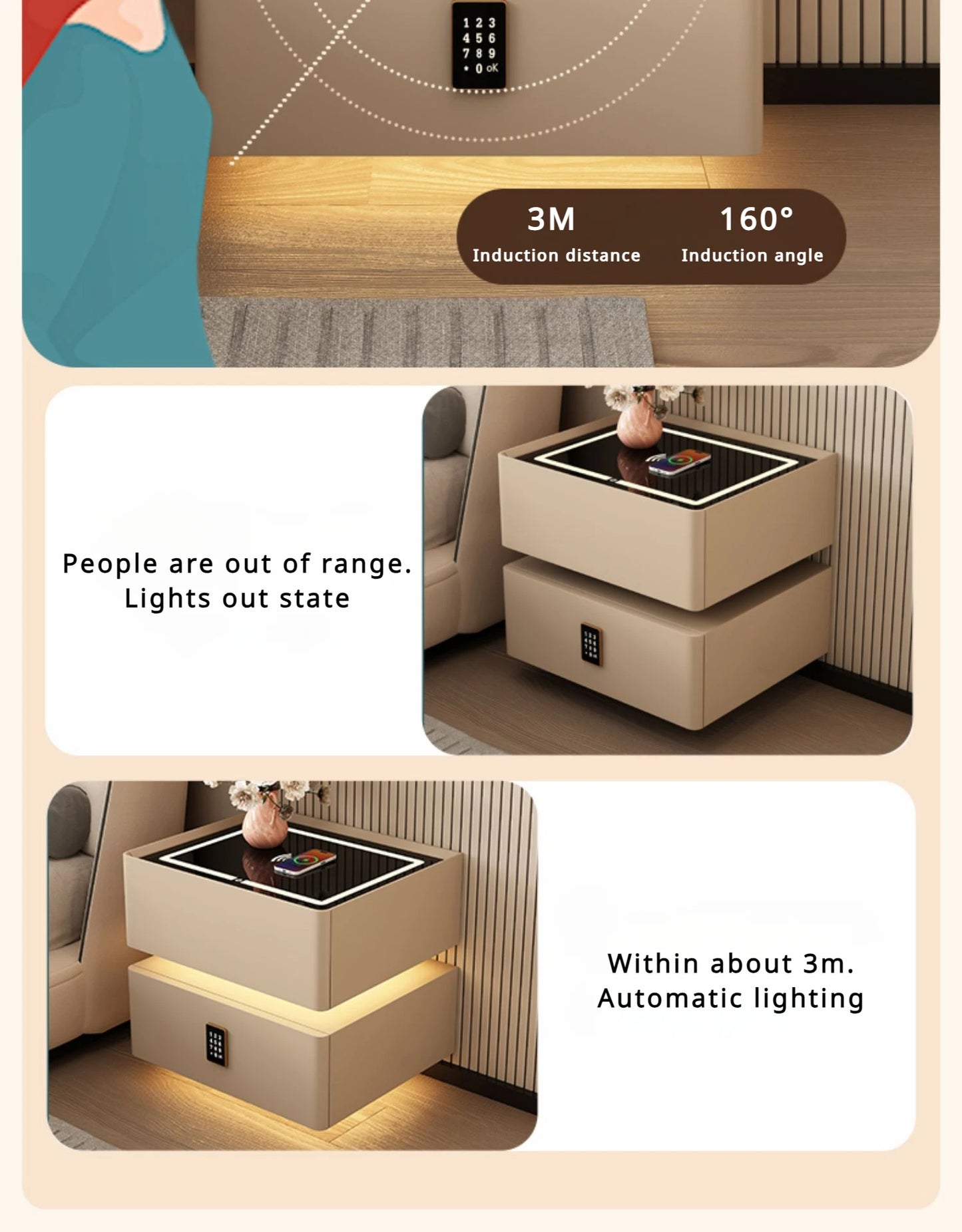 OEIN Bedside Smart Table